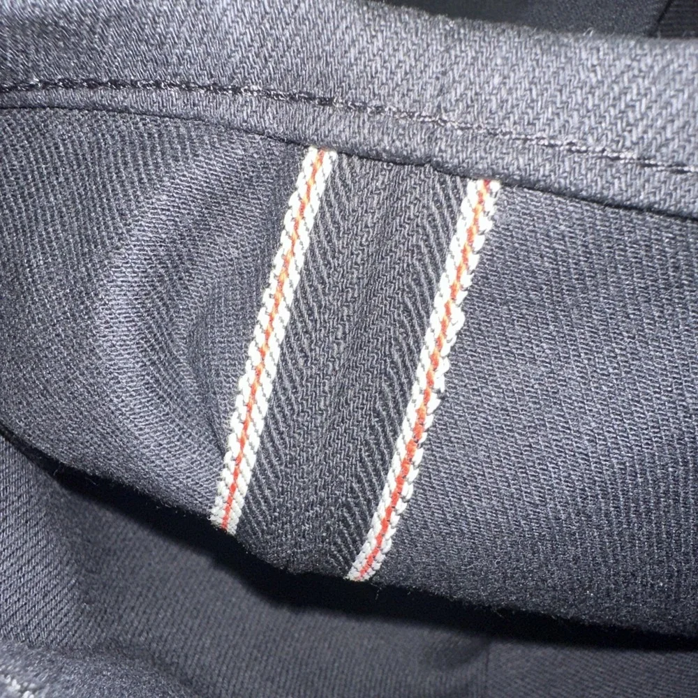 Deus Ex Machina Straight Isola Selvedge Vintage Black - Made In USA Fits 36/35